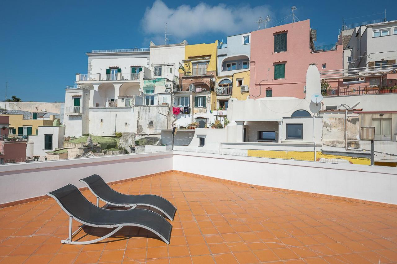 Vila La Procidana House - Corricella Exlusive Terrace Exteriér fotografie